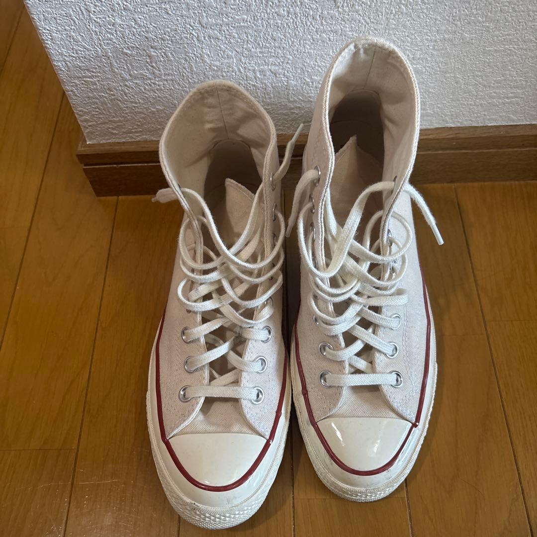 CONVERSE CT70 ハイカット 25.5cm チャックテイラー 生成り