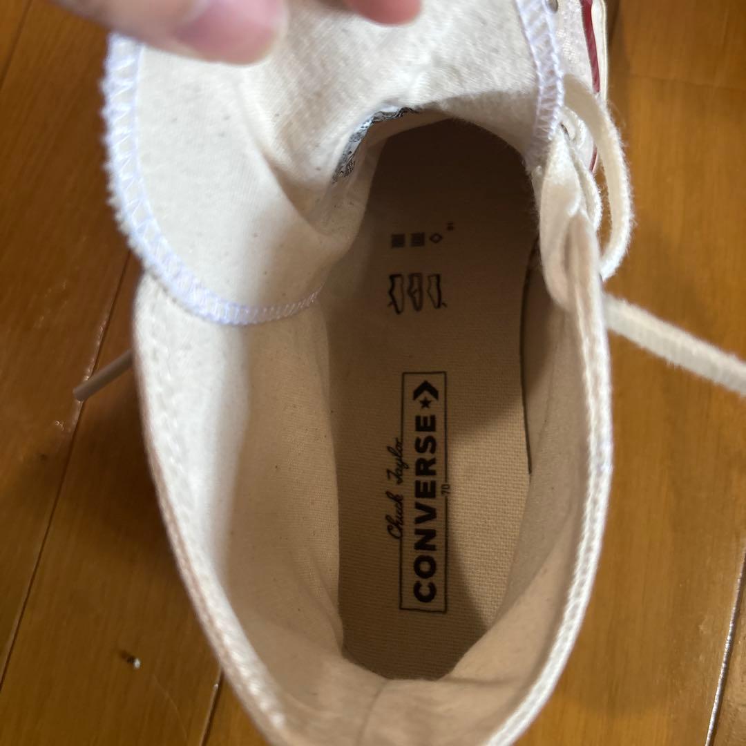 CONVERSE CT70 ハイカット 25.5cm チャックテイラー 生成り