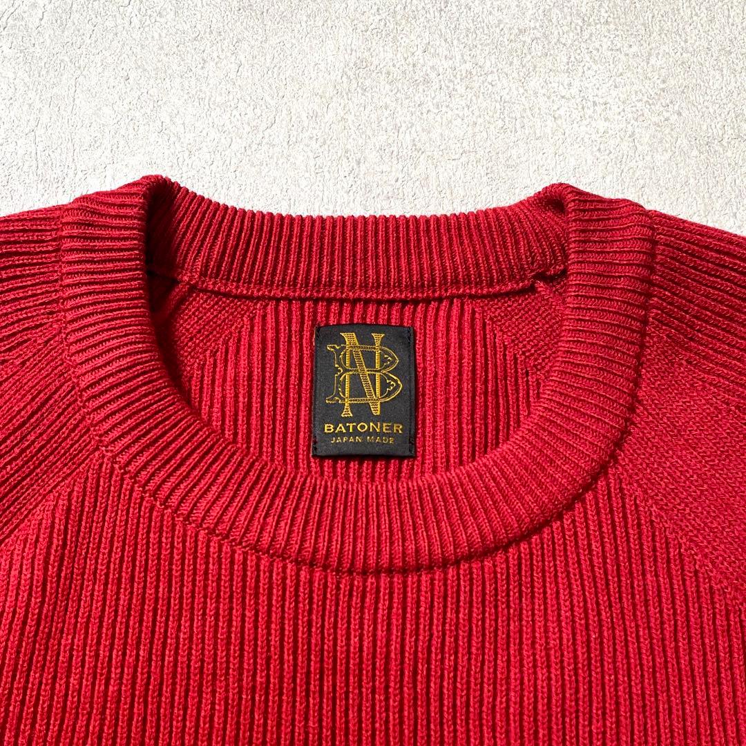 BATONER✖️BEAMS PLUS HYPER TWIST WOOL CREW - メルカリ