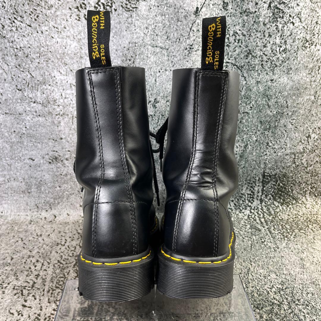 ドクターマーチン クレイジーボム 10ホール スチールトゥ ブラック