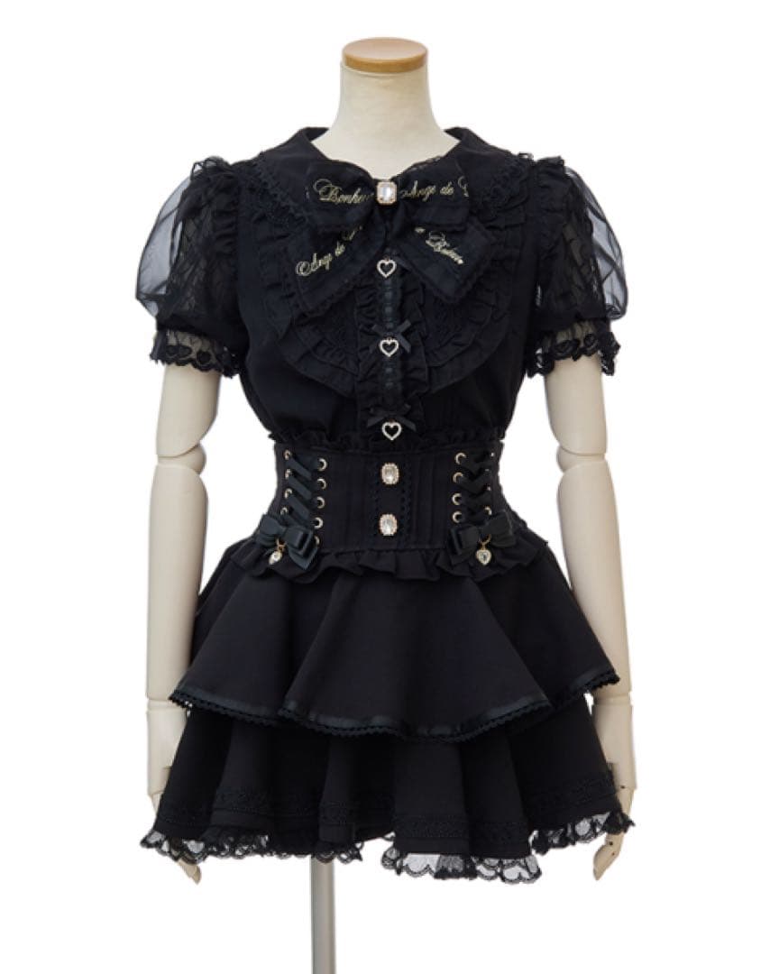 LIZLISA リボンレース衿ブラウス スピンドルレースラッフルブラウス ｜ LIZ LISA（リズリサ）公式通販