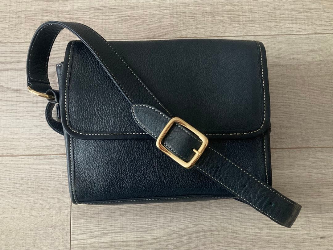 SOMES ソメス ミニショルダーバッグ ネイビー シボ革 SOMES ショルダーバッグ キャバレッティ （チョコブラウン） CI-02