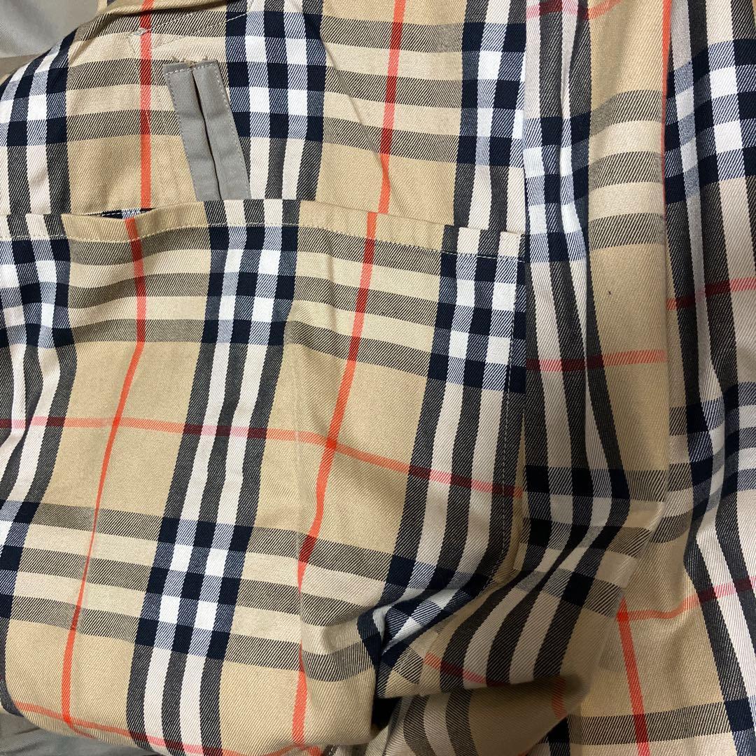 マキシ丈 バーバリー ステンカラーコート ノバチェック - メルカリ