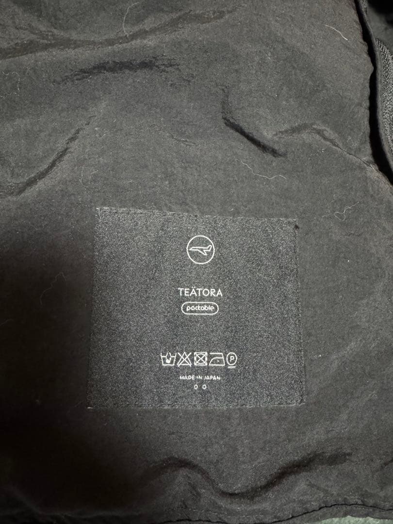 極美品◎TEATORA DEVICE COAT -P BLACK size/2