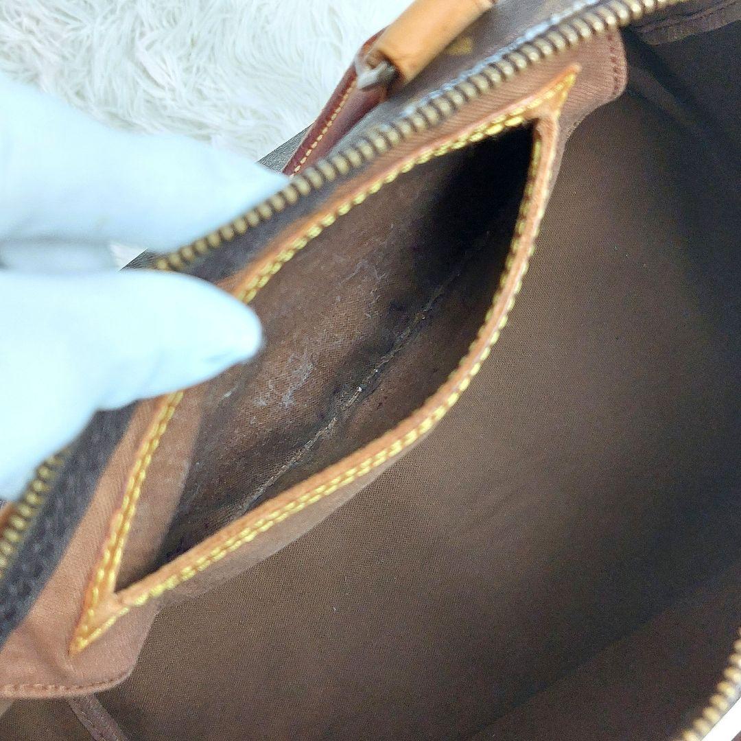 ルイヴィトン スピーディ30 モノグラム 本革 レザー 南京錠 ボストン