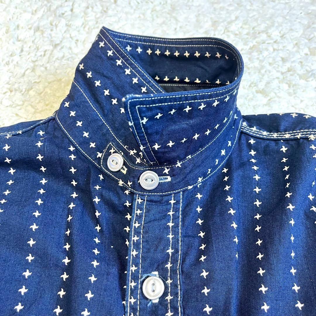 訳あり サムライジーンズ ワークシャツ 手裏剣ウォバッシュ ユニオン