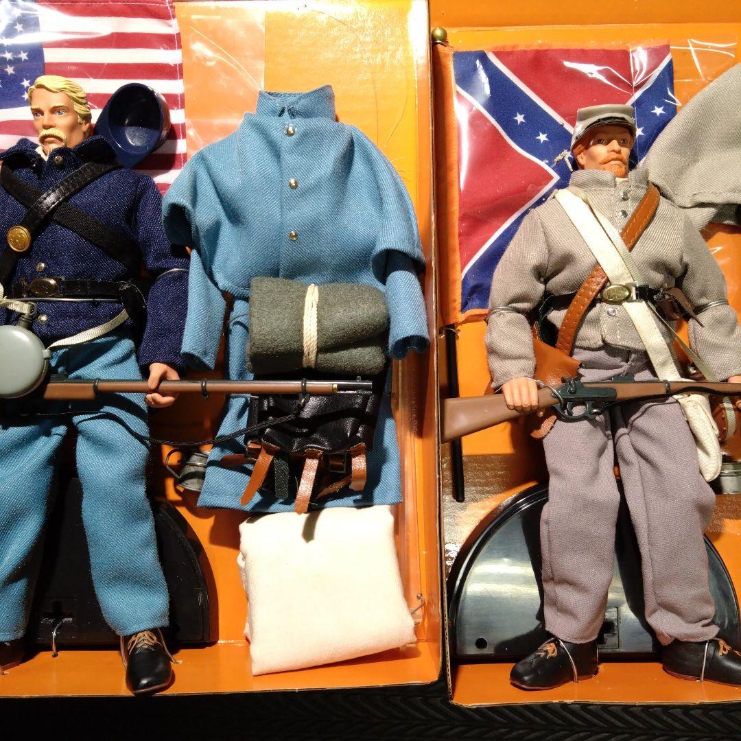 ハスブロー　GIジョー　GI JOE 南北戦争　2体セット ハスブロー GIジョー GI JOE 南北戦争 2体セット ハスブロー GIジョー