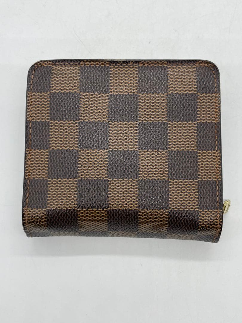LOUIS VUITTON ダミエ エベヌ 二つ折り財布 スペイン製 正規品 - メルカリ