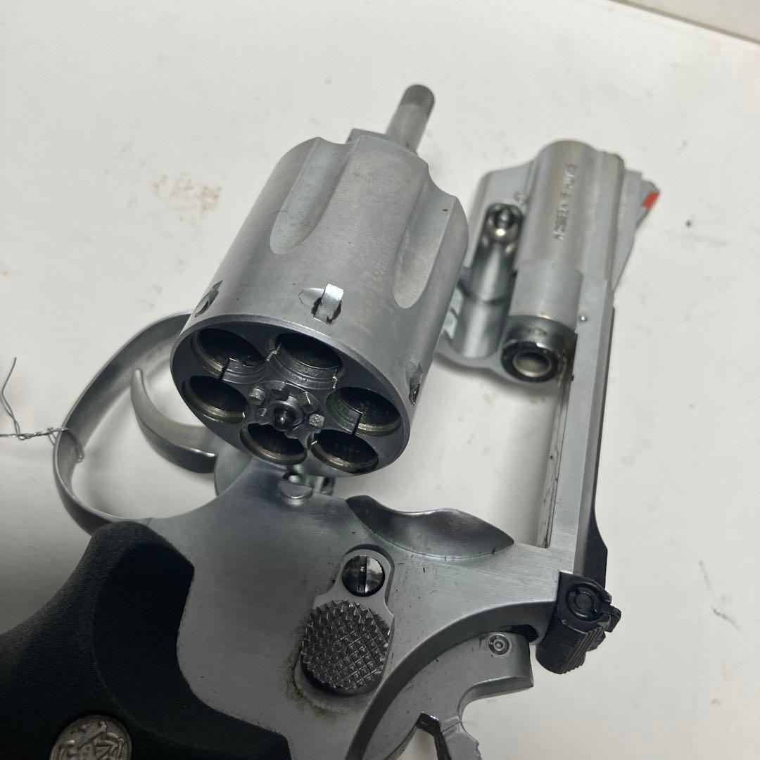コクサイ S&W M19 357マグナム ガスリボルバー シルバー ジャンク品