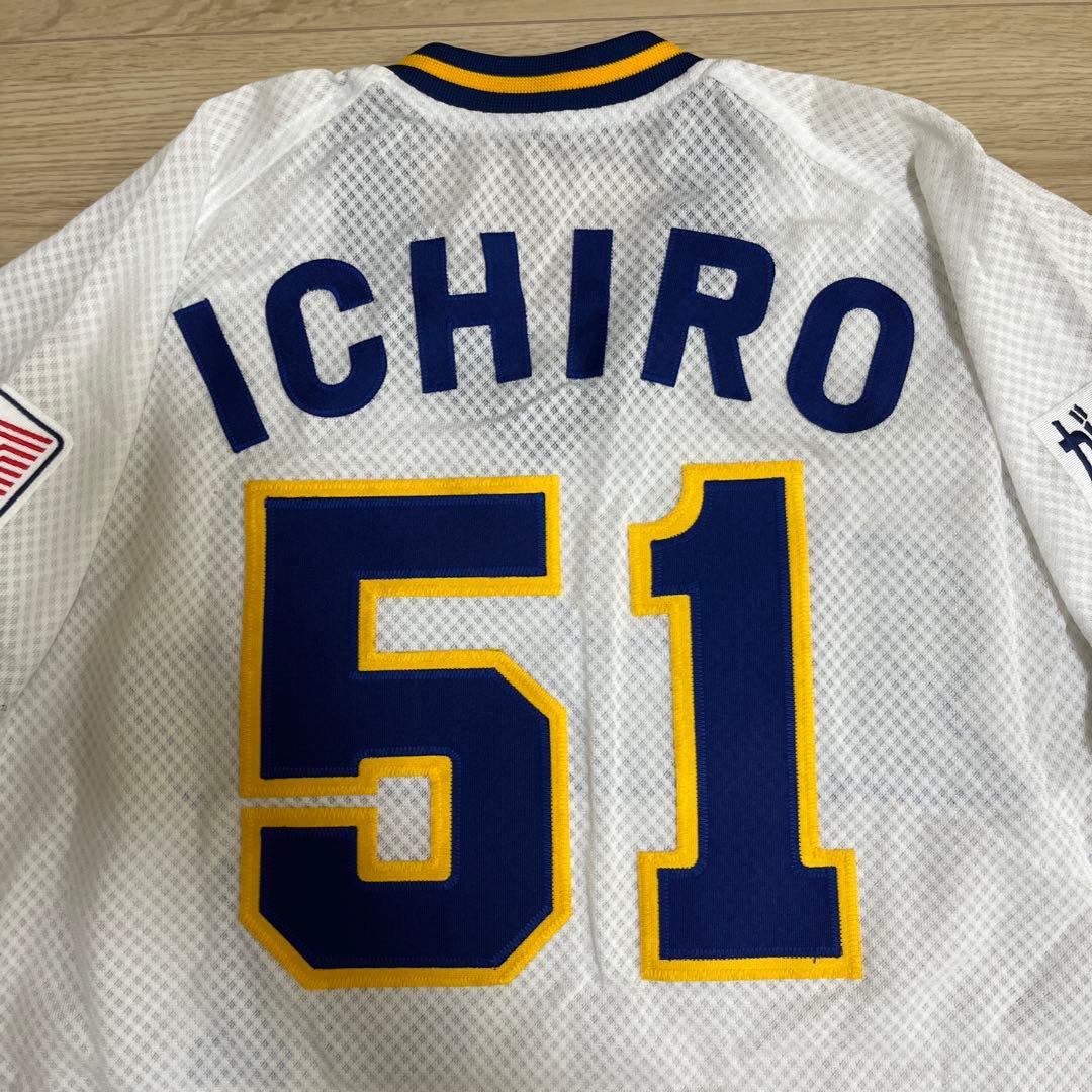 オリックスブルーウェーブイチロー 支給品ホームユニフォーム 本物