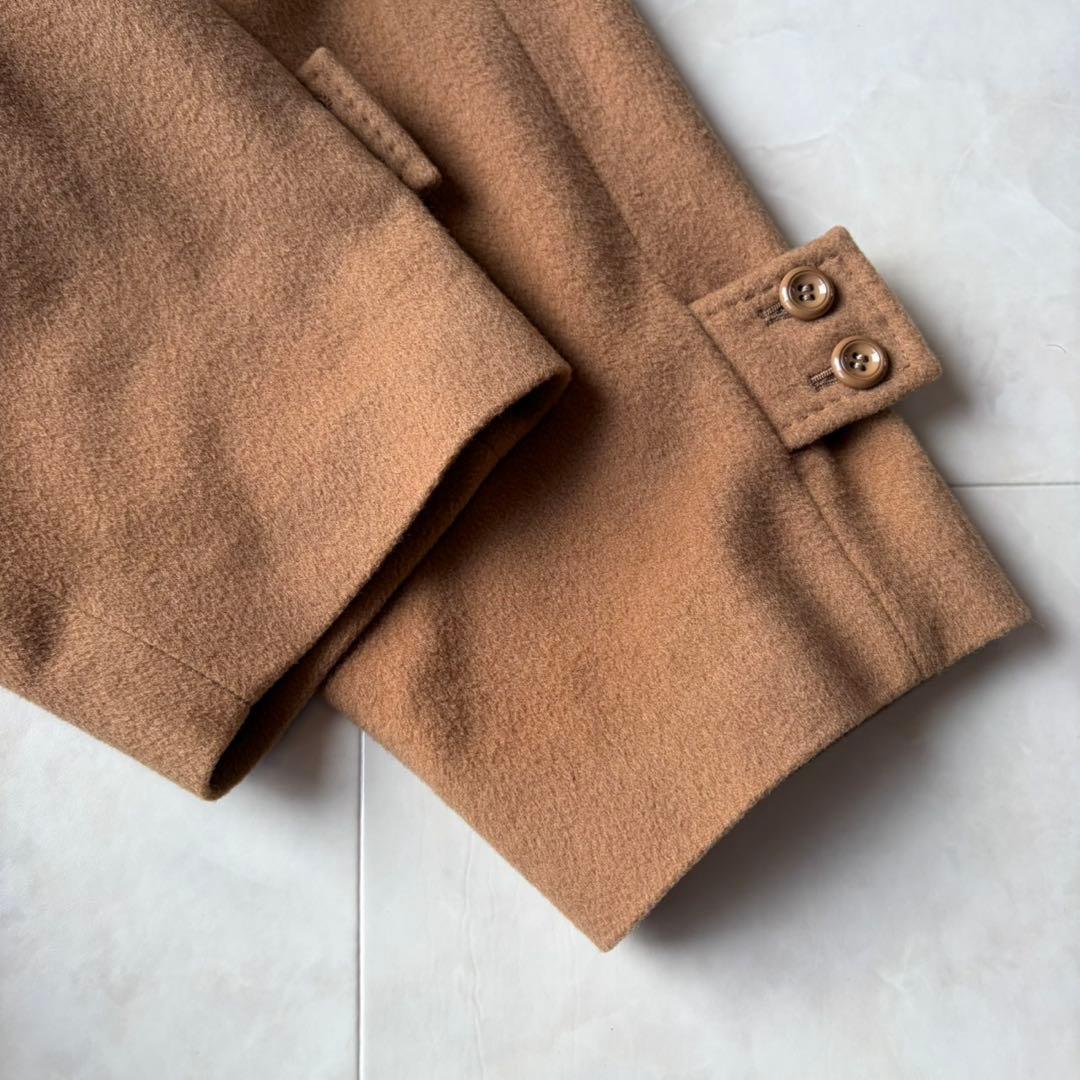 カシミヤ100% CASA DORRA カサドーラ ダブルコート キャメル L