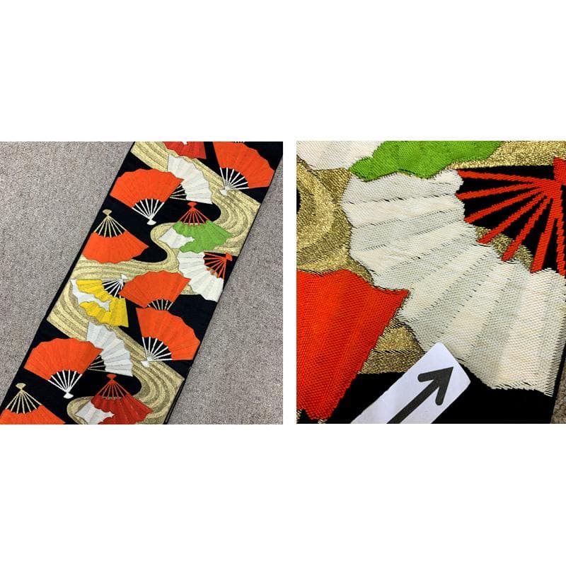 509ag21□七五三 七歳 女児 着物&袋帯&長襦袢 金彩 桐□状態良好の通販