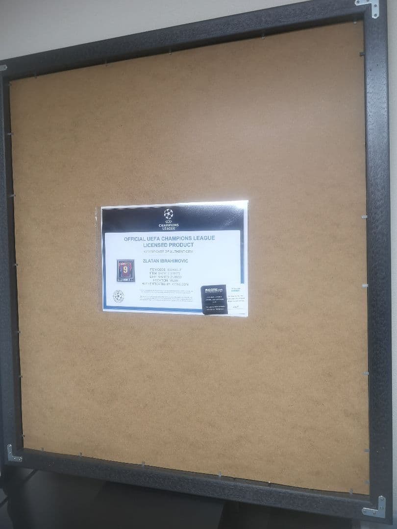 ズラタンイブラヒモビッチ バルセロナ09/10 ICONSサインユニフォーム