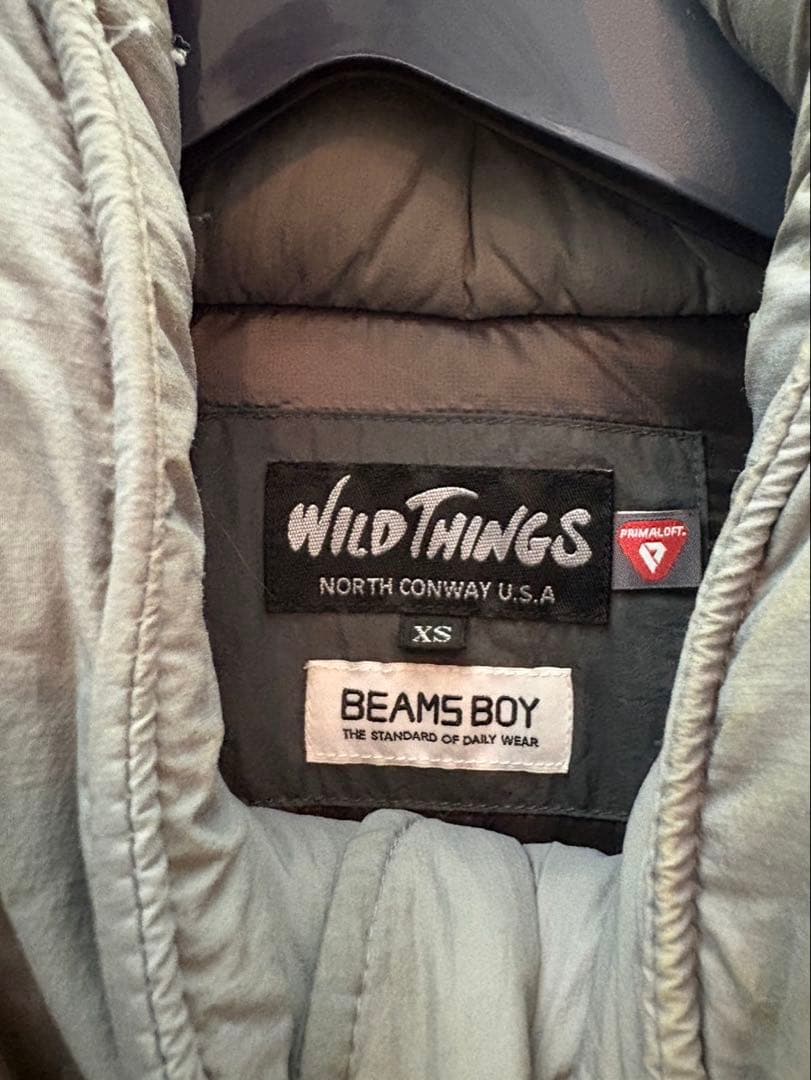 WILD THINGS × BEAMS BOY ダウンジャケット XS グレー系 - メルカリ
