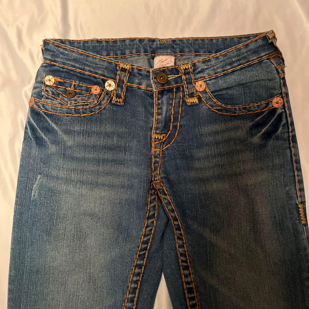 希少USA製】トゥルーレリジョン JOEYBIGT フレアデニム Y2K IO - メルカリ