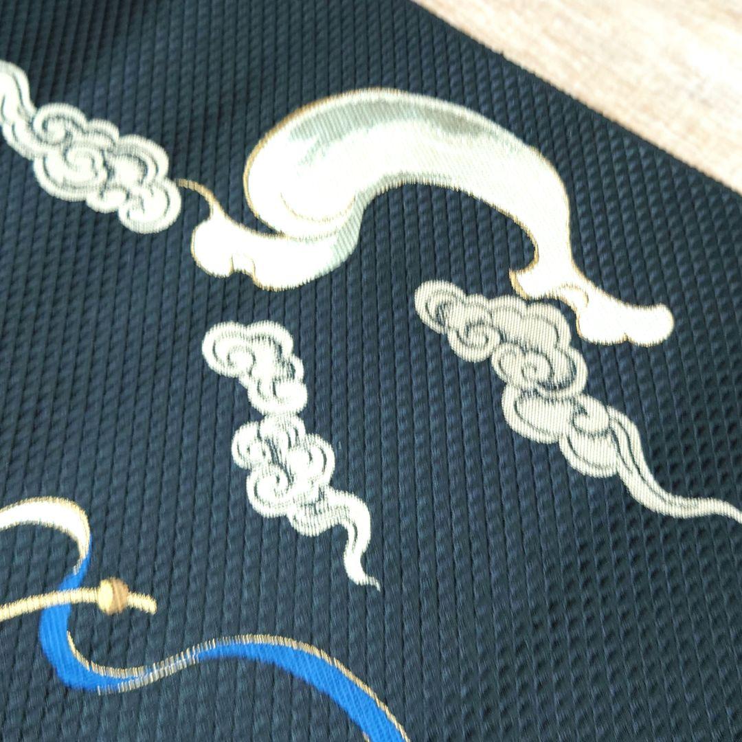 名古屋帯 風神雷神 黒 俵屋宗達 お仕立て込み - メルカリ