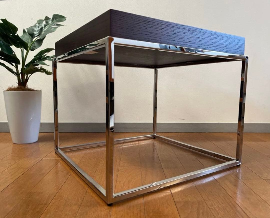 ◇未使用◇PLUS スクエアテーブル2020年製 ミッドセンチュリー モダン