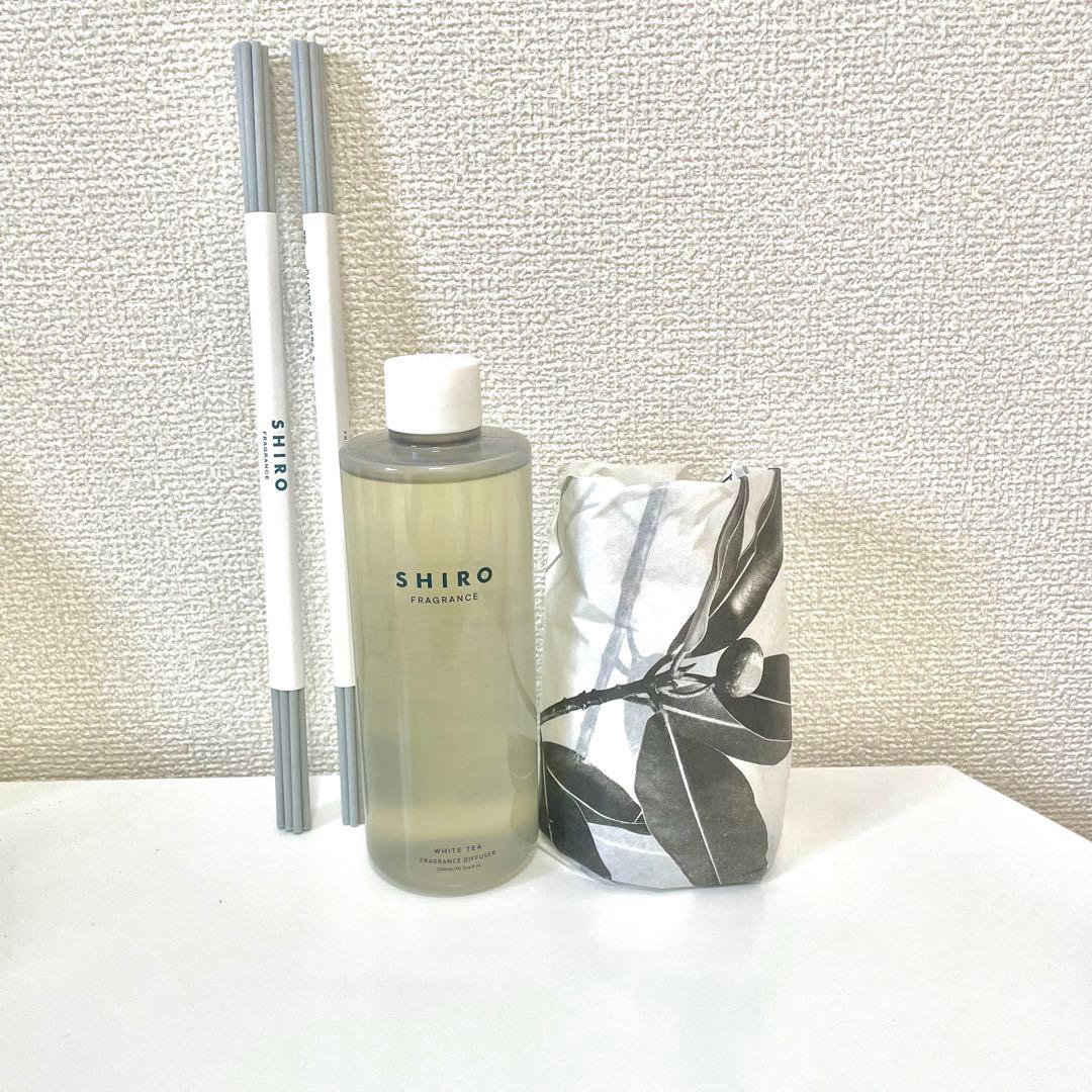 【新品・未使用】SHIRO ホワイトリリー デュフューザーセット SHIRO ホワイトリリ― フレグランスディフューザーキット(容器+詰め替え