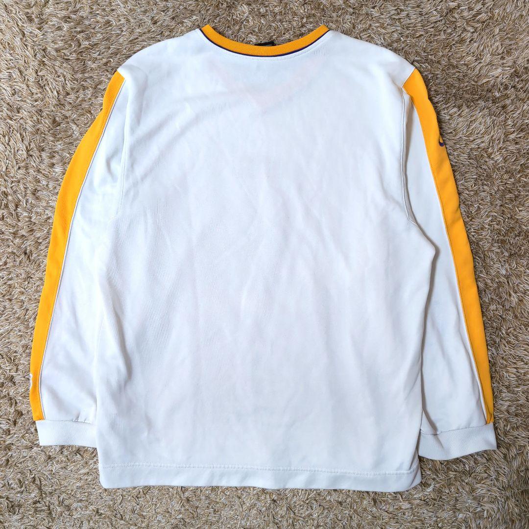 NIKE LAKERS レイカーズ 長袖 Vネック ウェア バスケ スウェットM