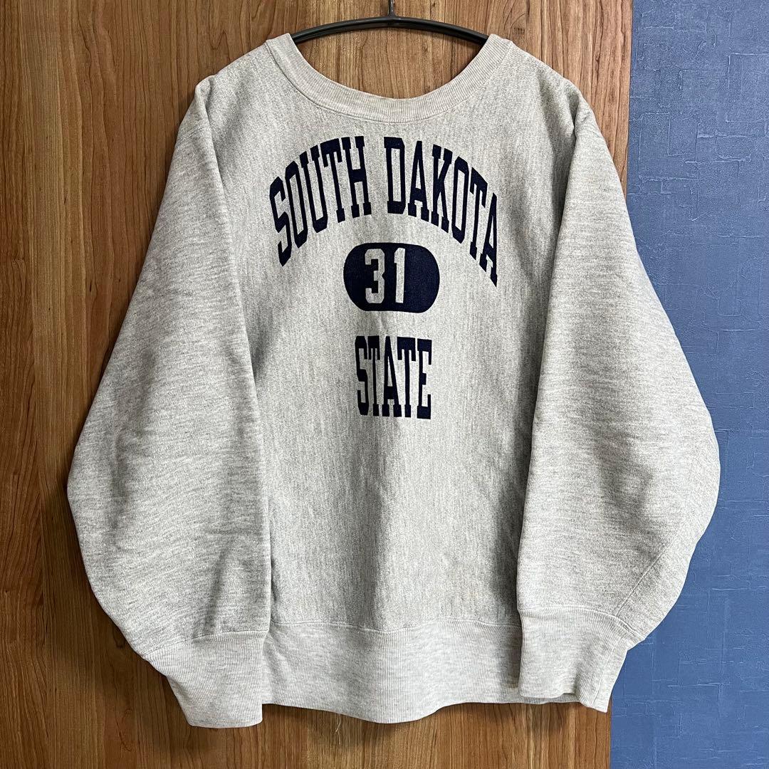 m*i様 80s USA製 トリコタグ リバースウィーブ 3段 染み込み スウェ