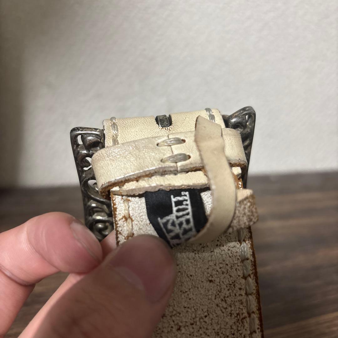 00s Tornado Mart スタッズ パイソン ベルト