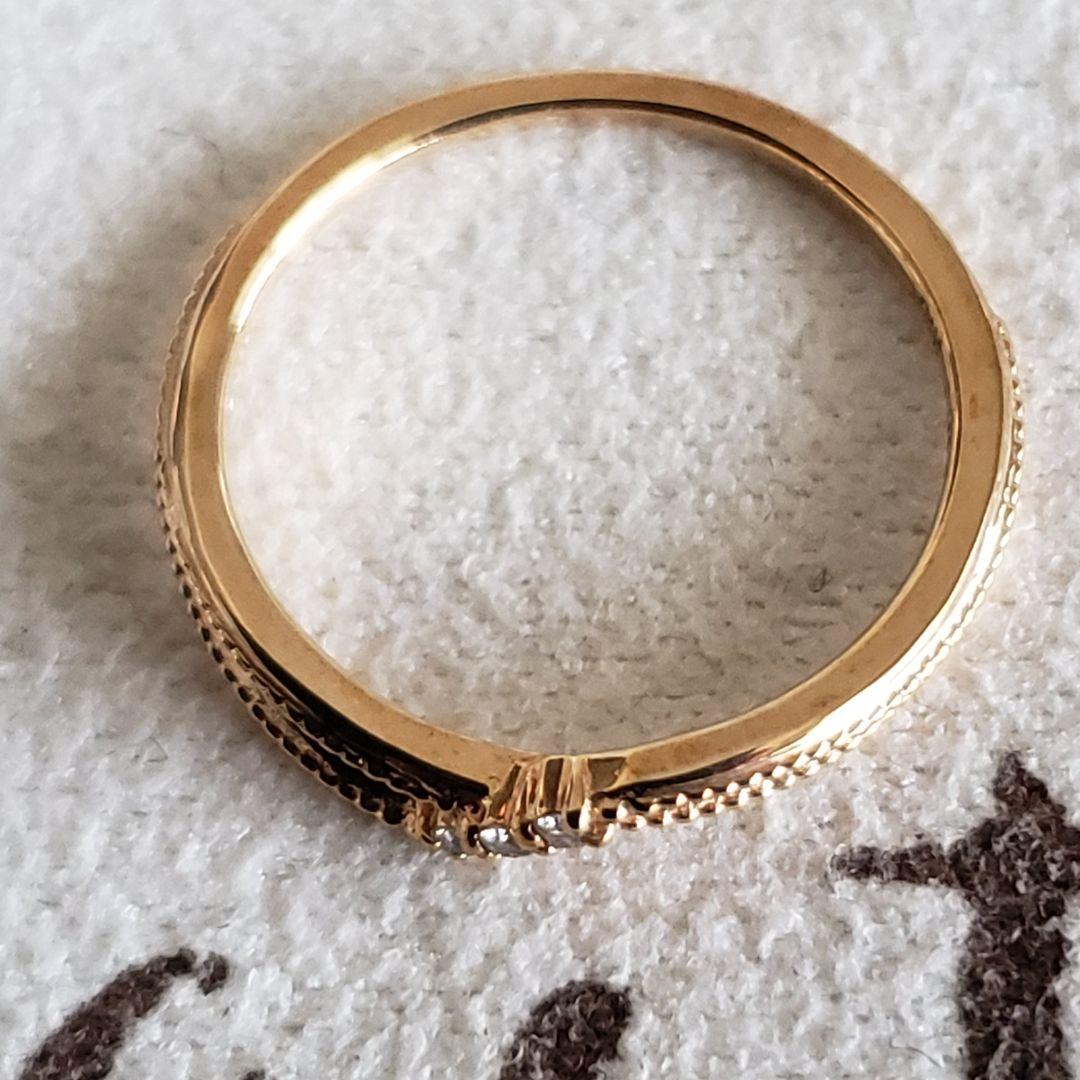 Anne様専用』ダイヤモンドリング♡5号【アガット】K10 ゴールドリング