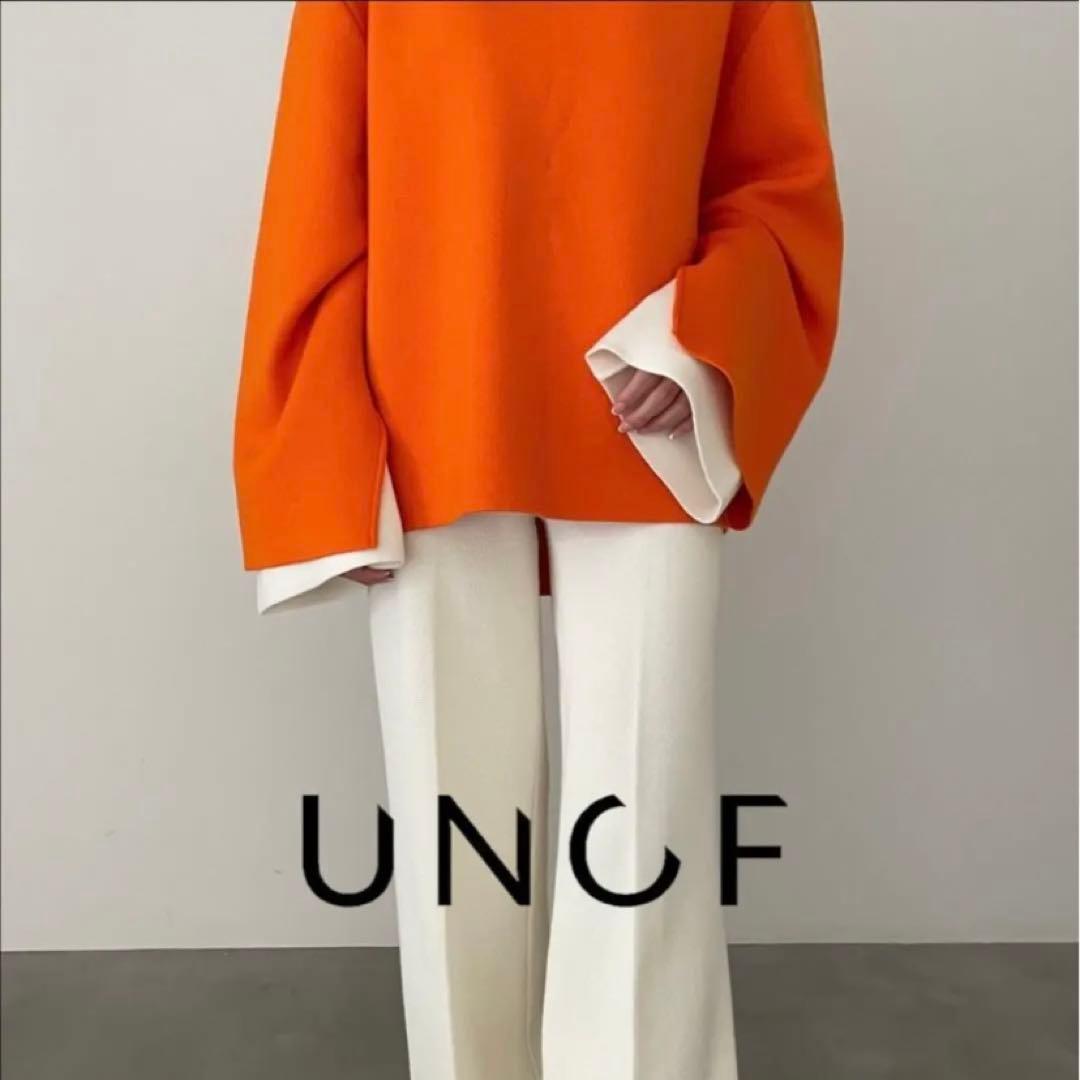 ふじあみさん UNOF ニットパンツ オフホワイト L108319491 - パンツ