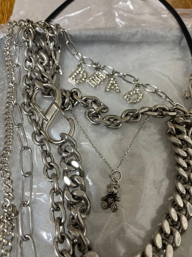 期間限定❗️doublet24aw MAGNETIC “DEAD”NECKLACE