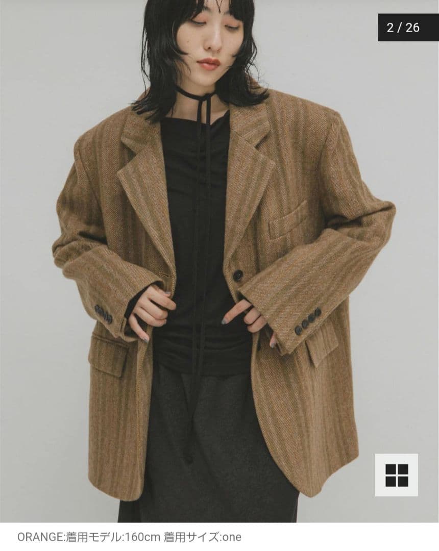 KBFウールMIXテーラードジャケット KBF｜ウールMIXテーラードジャケット | Rakuten Fashion(楽天