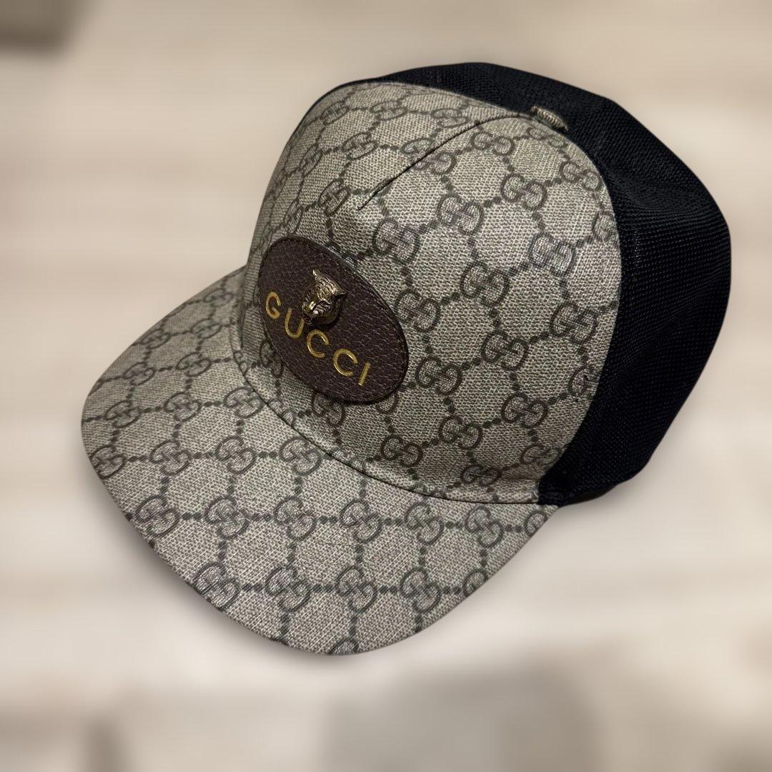 GUCCI タイガー GGパターン ベースボールキャップ