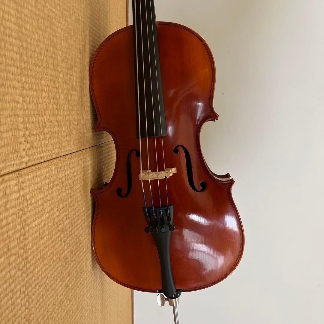 分数チェロ1/8 弓ケース付き - メルカリ