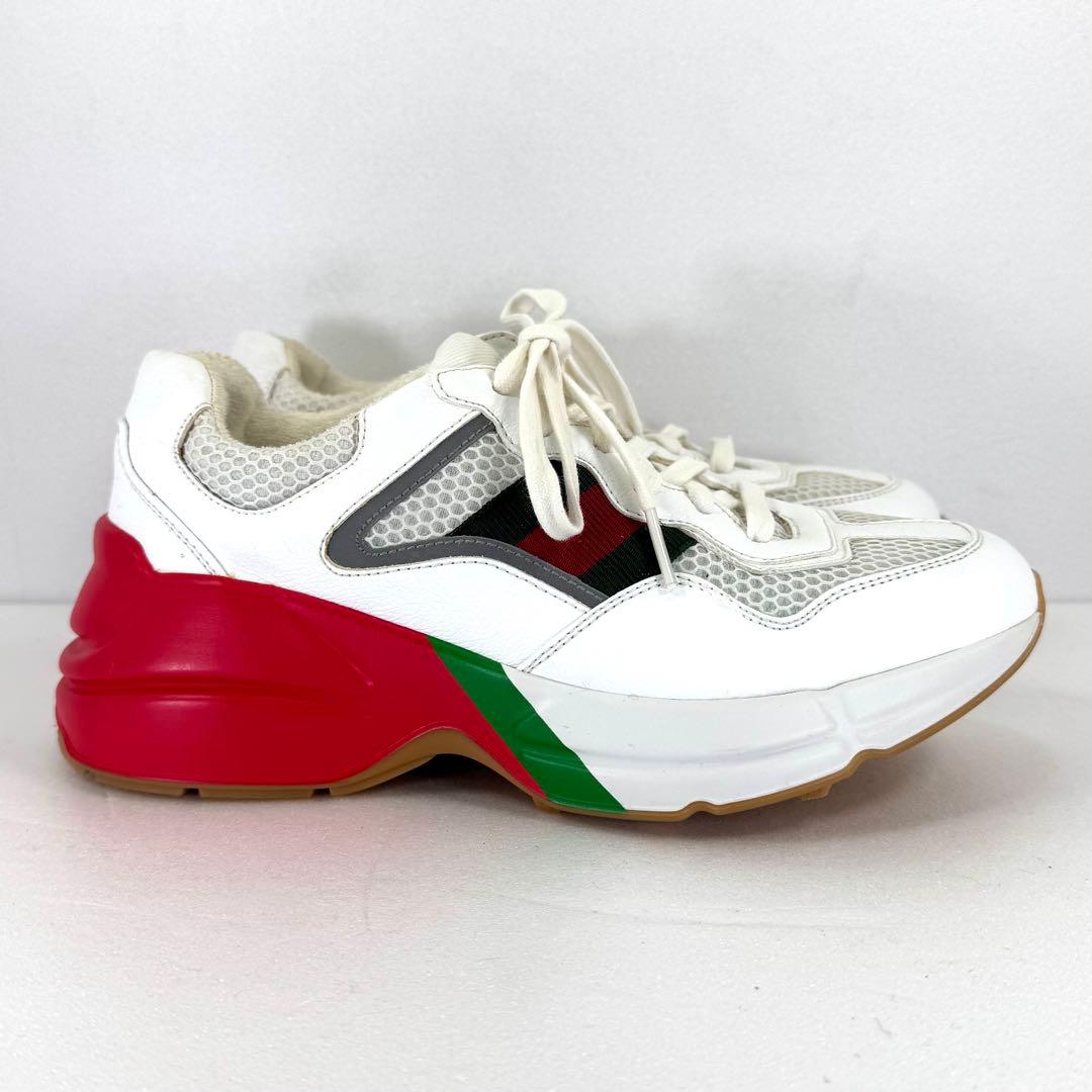 【GUCCI】 グッチ （23.5cm） Rhyton Sneakers 美品