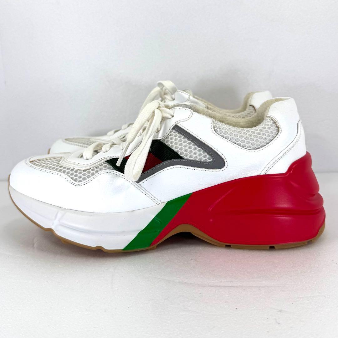 【GUCCI】 グッチ （23.5cm） Rhyton Sneakers 美品