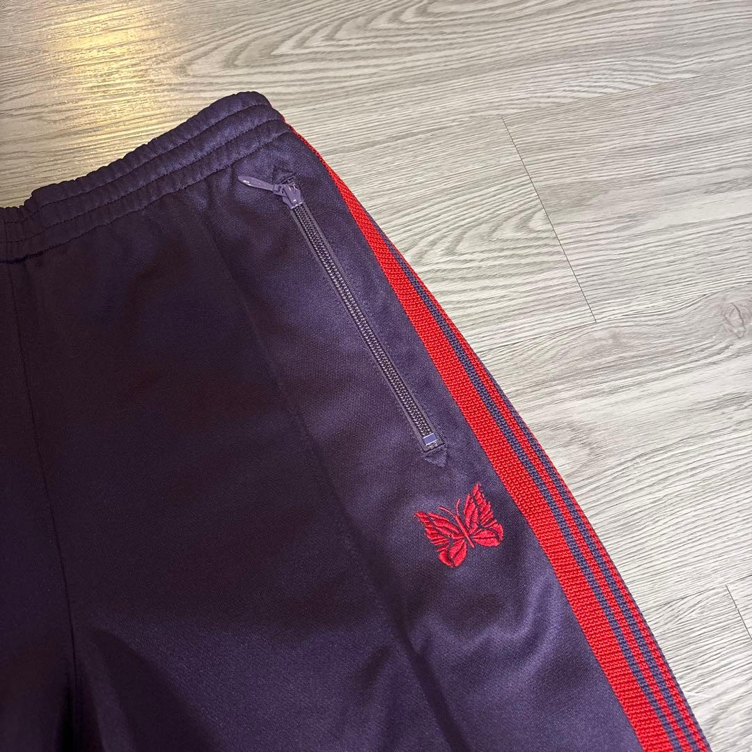 永野芽郁着用モデル】Needles ニードルス トラックパンツ 紫 赤 S
