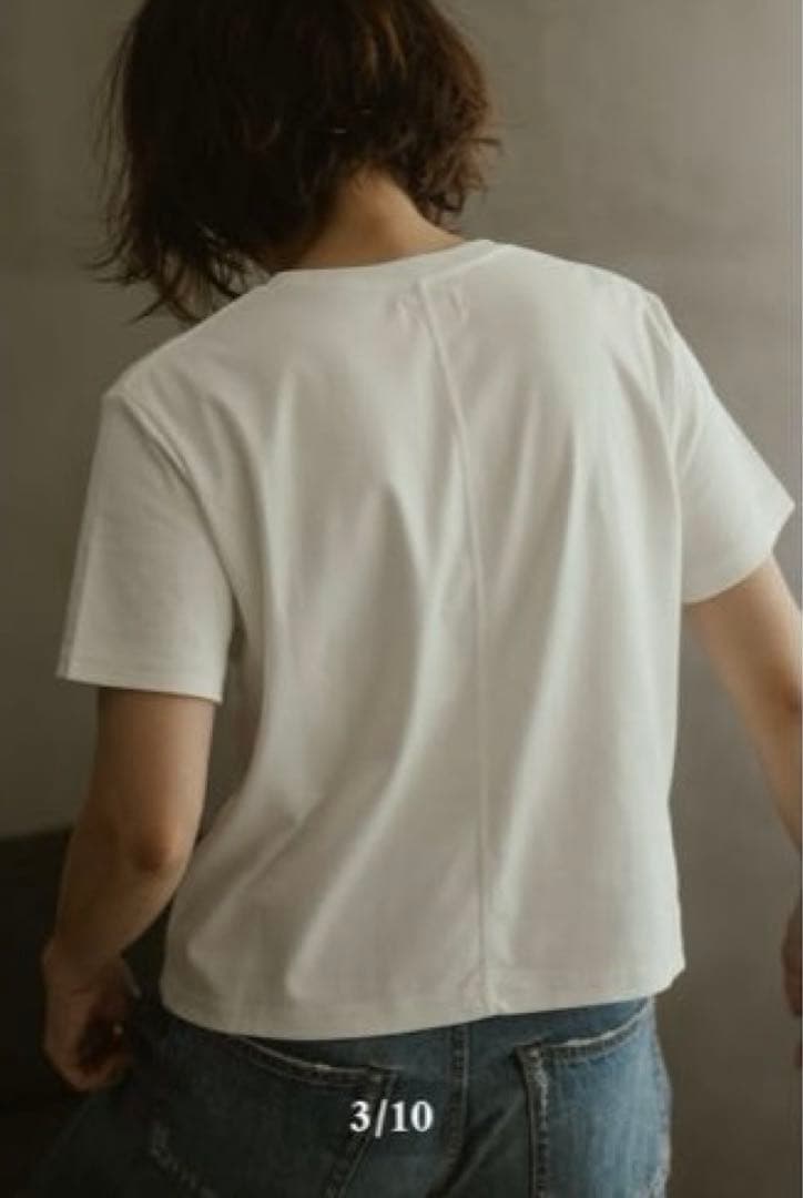 新品タグ付☆ Meravel Tシャツ ホワイト 高橋志津奈 - メルカリ