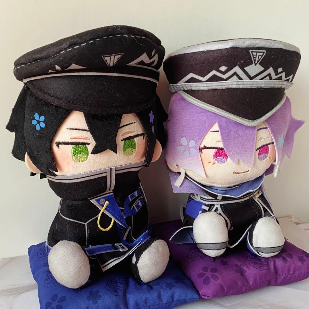 わんぱく 刀剣乱舞 とうらぶ ぬいぐるみ 水心子正秀 源清麿 座布団