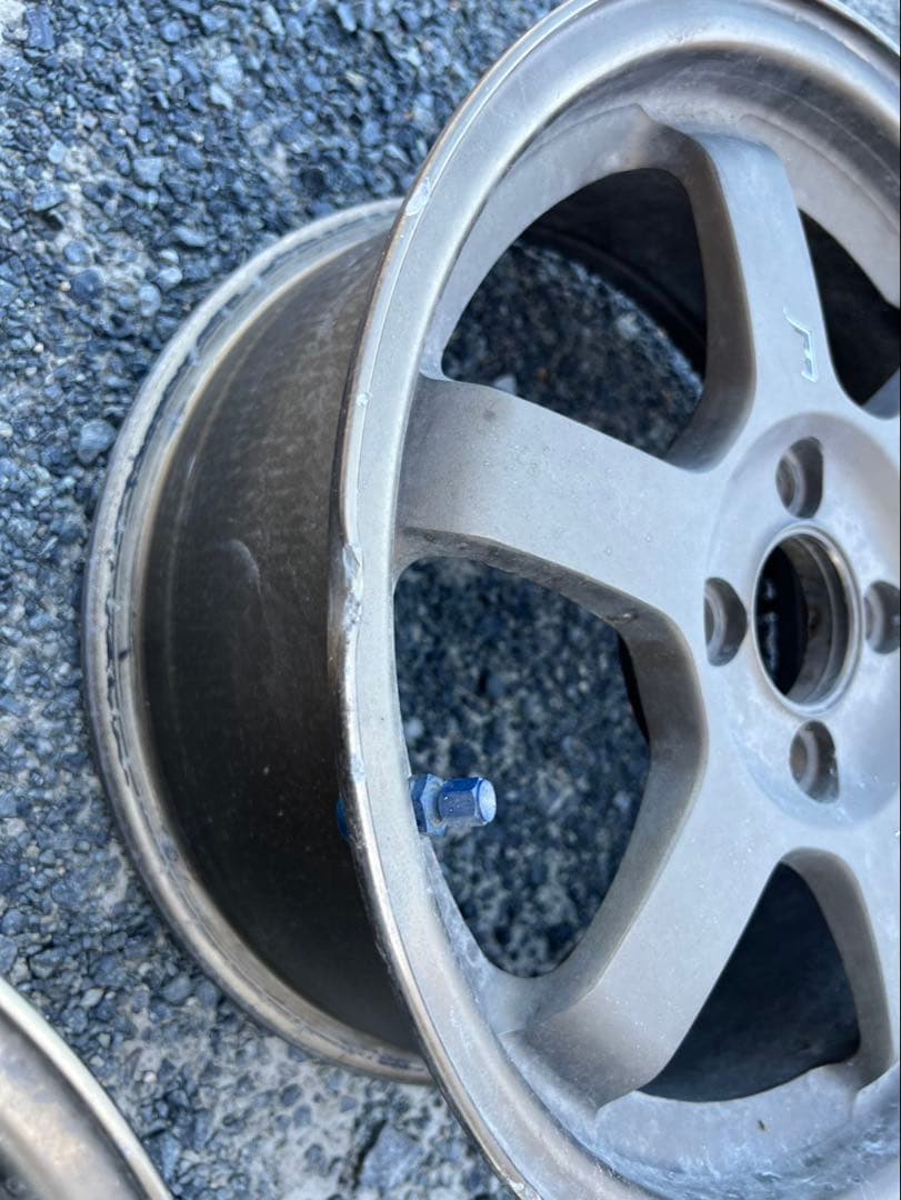 RAYS TE37 15インチ 6.5j ガリ傷歪み有り