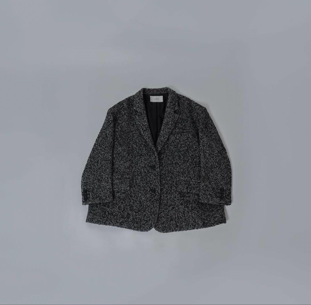未使用に近い！LOHENローヘン 24AW ツイード ジャケットジャコット