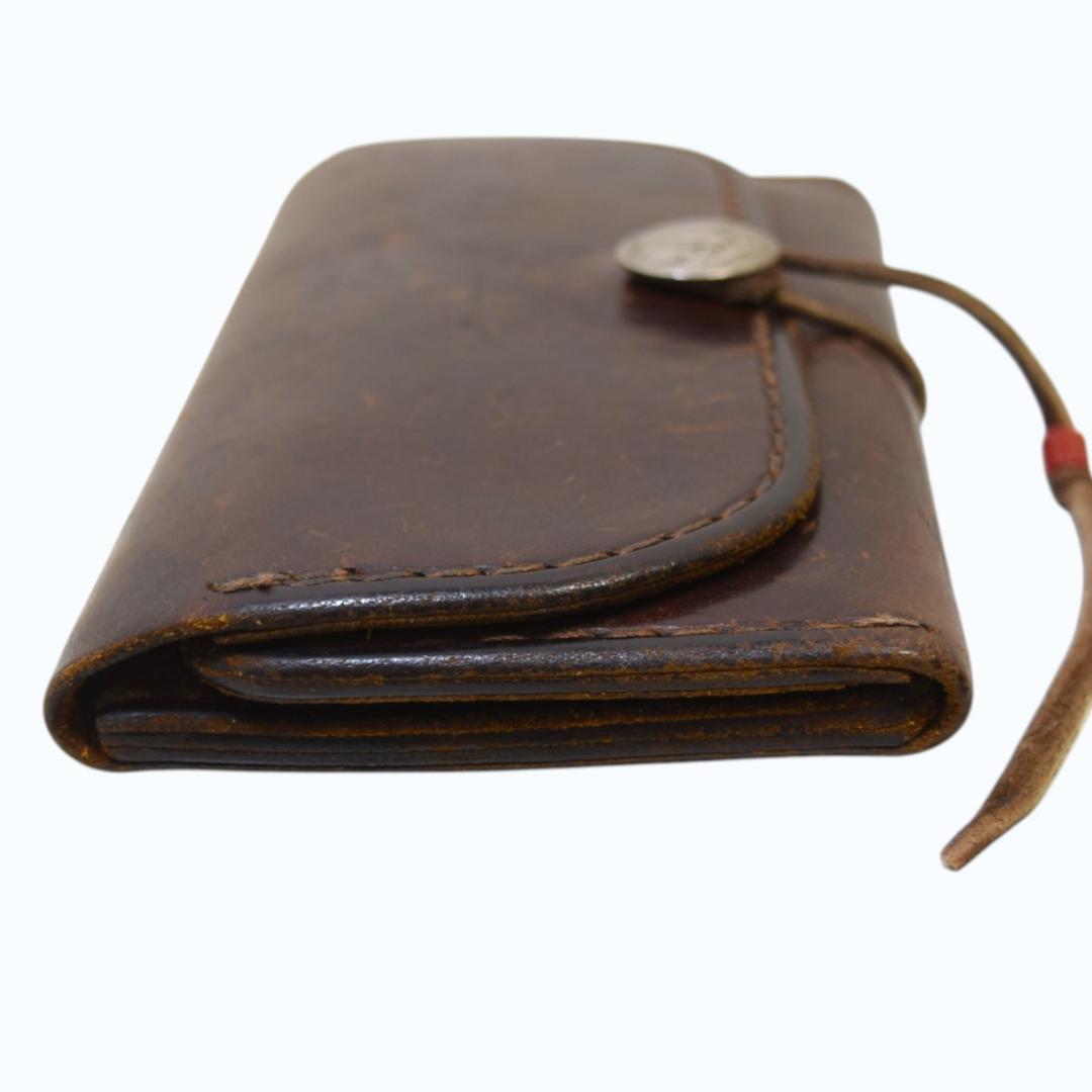 ゴローズ goro's コンチョボタンサドルレザーロングウォレット - メルカリ