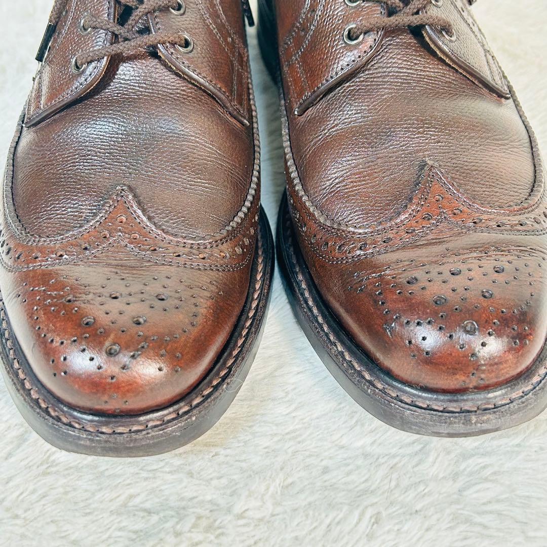 極美品】REGAL インペリアルグレード 2235 ウィングチップ シボ革 茶