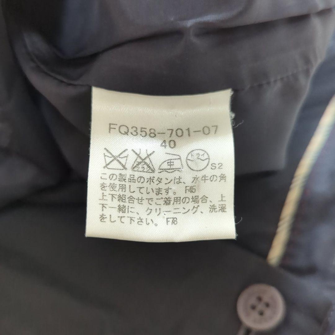 極美品 40 バーバリーロンドン パンツスーツ セットアップ 裏地