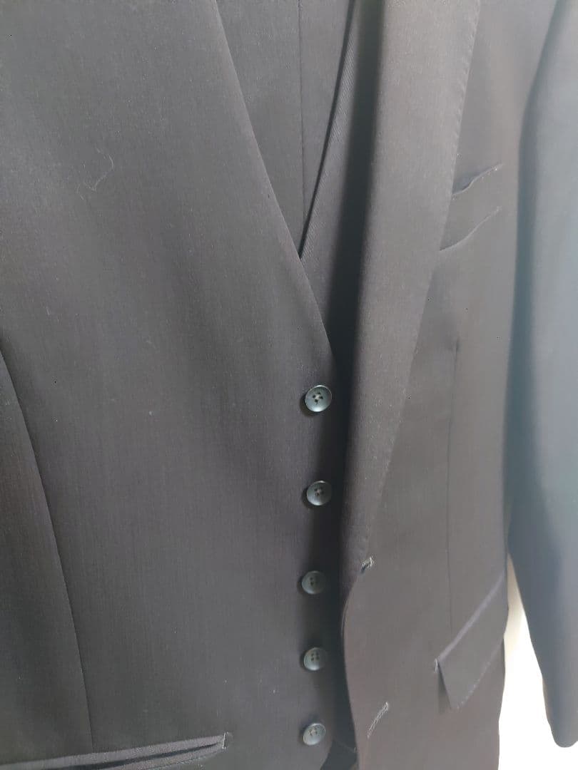 P.S.FA スーツ ブラウン 無地　スリーピース サイズY7