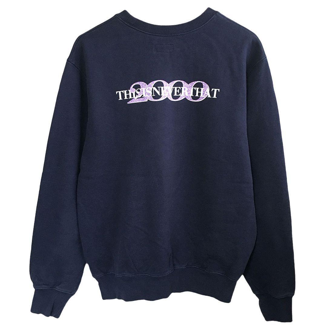 古着 thisisneverthat ネバザ トレーナー スウェット ネイビー - メルカリ