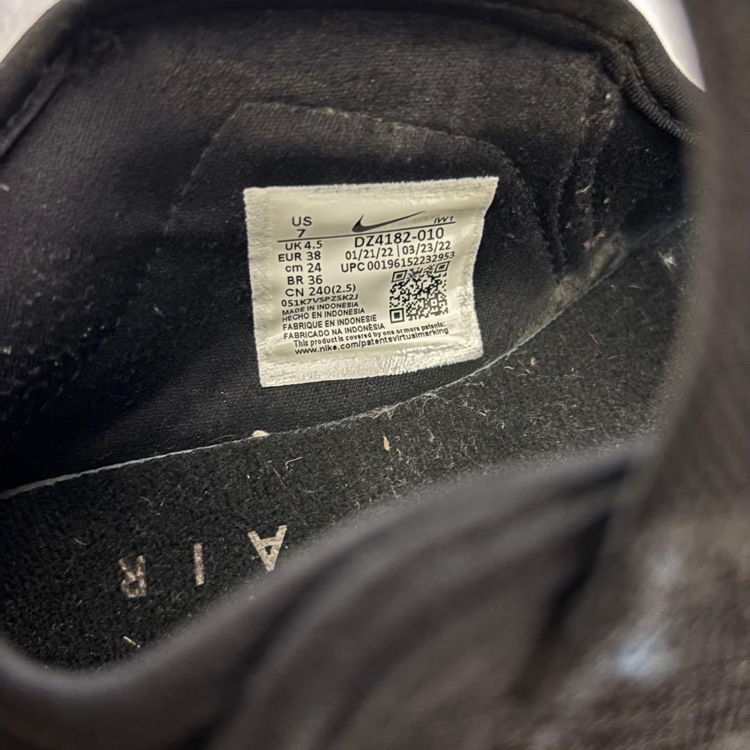 極美品 ナイキ エアリフト オールブラック 24.0cm