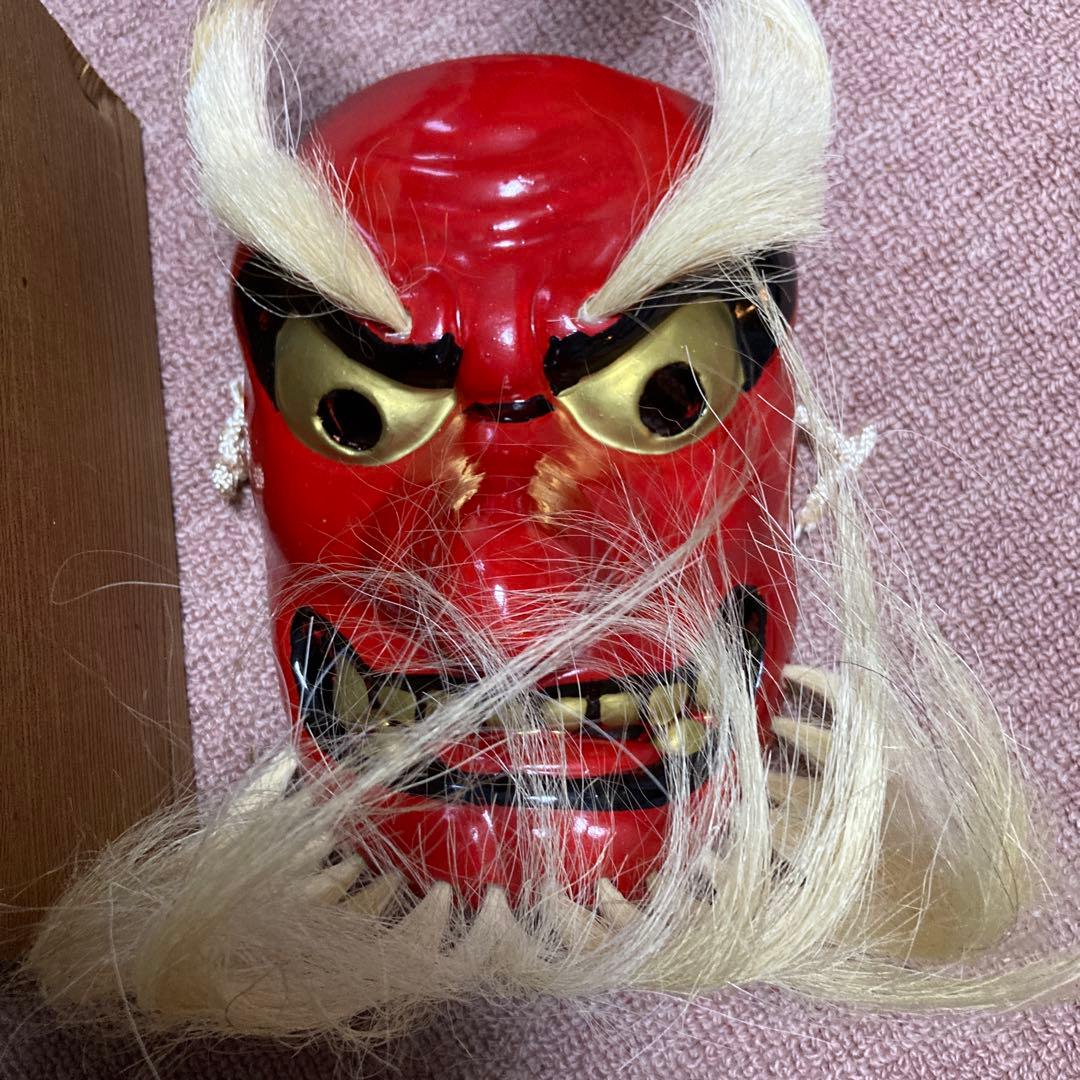 備中神楽面 猿田彦 田邊白山荘製 陶器製 - メルカリ