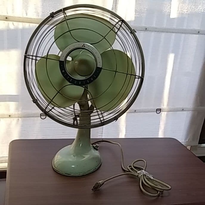 昭和レトロ扇風機 三菱 ホームファン DM-12HC - メルカリ