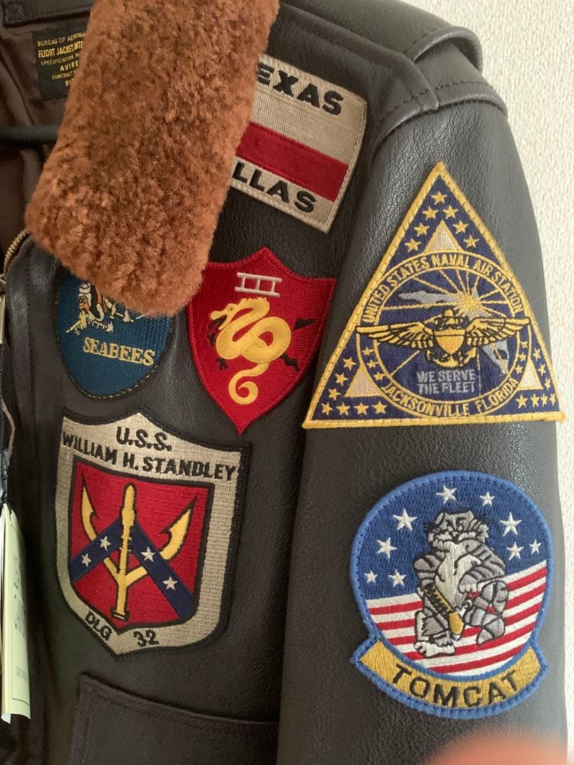 摩*楼様 超希少 AVIREXトップガン G-1 日本国旗モデル ジャケット タ