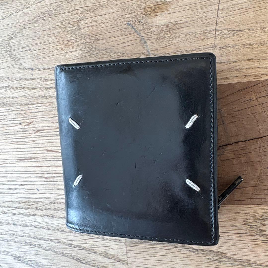 Maison Margiela 二つ折り財布 黒　マルジェラ MM6 エムエムシックス メゾンマルジェラ 二つ折り財布 Japanese 6
