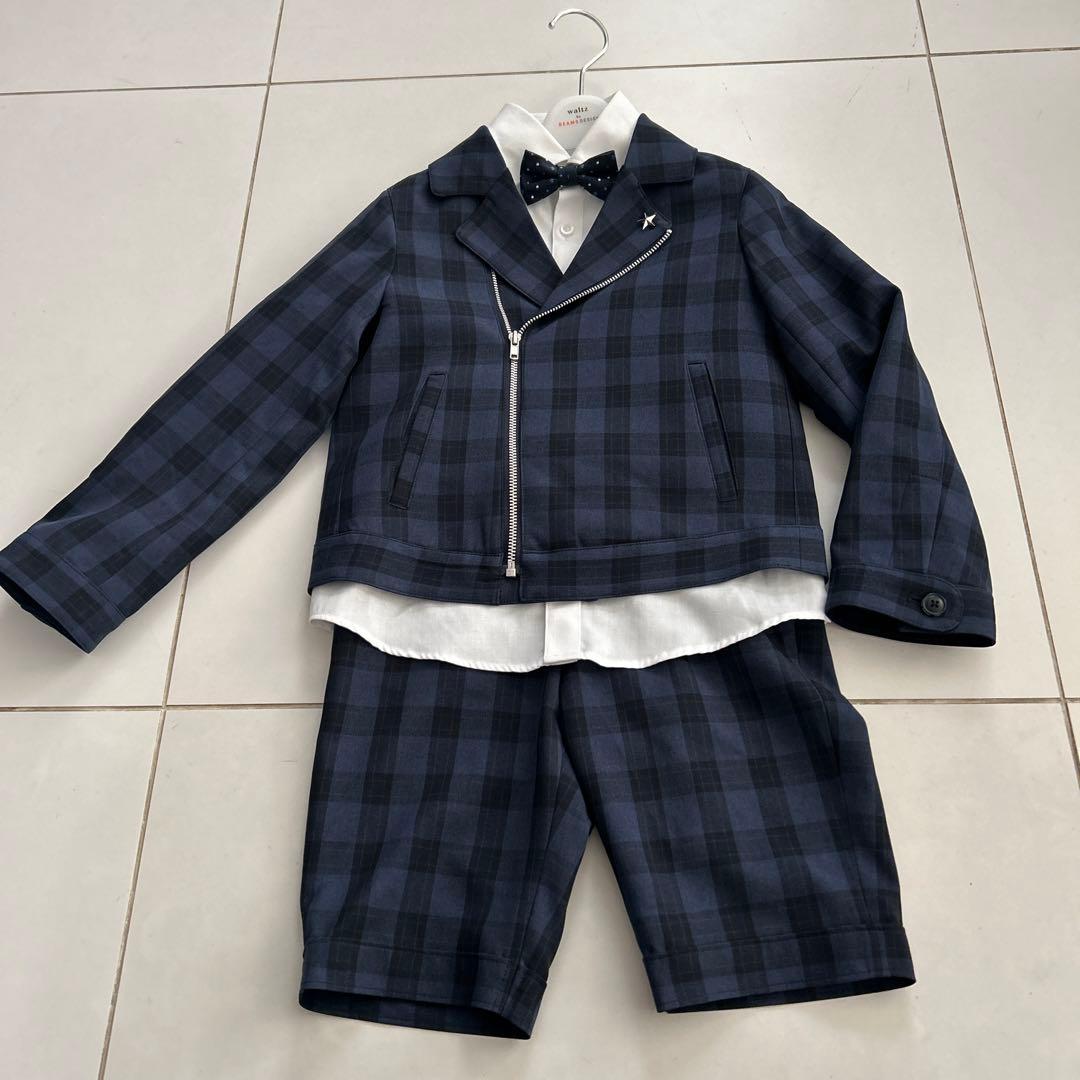 Waltz by beams キッズ子供用スーツセットアップ上下120ライダース