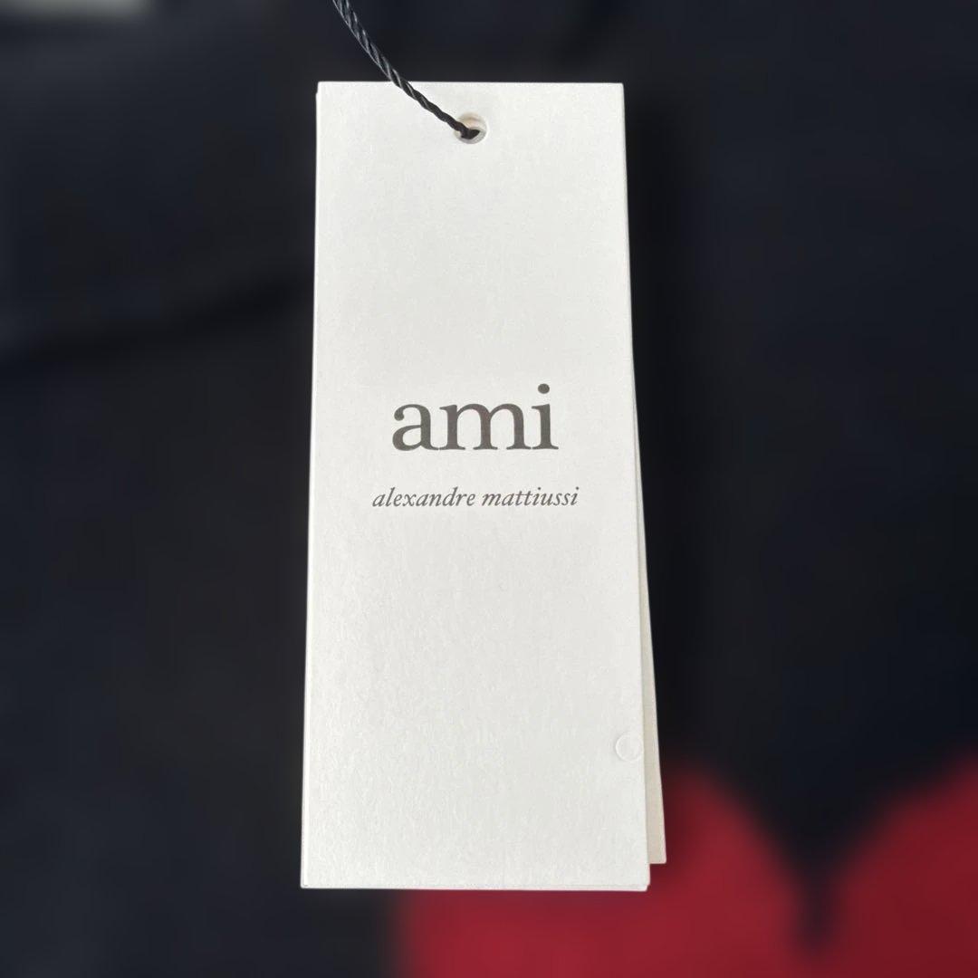 l*y様 ⭐️Ami Paris⭐️ブラック ロゴレッド 厚手セーター Sサイズ